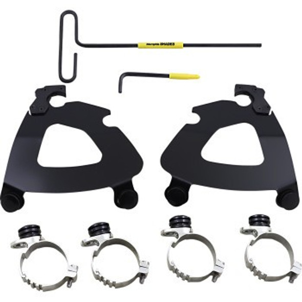 Memphis Shades Gauntlet Fairing Trigger Lock Mounting Kit: 2010+ Harley-Davidson Sportster Models