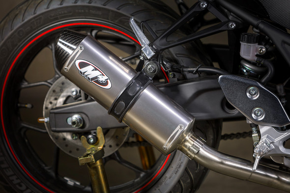 M4 15-20 Yamaha R3 Full Exhaust - Titanium Canister