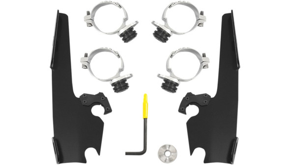 Memphis Shades Batwing Fairing Trigger-Lock Mounting Kit: 14-17 Harley-Davidson Dyna Low Rider FXDL - MEB2016/MEK2016