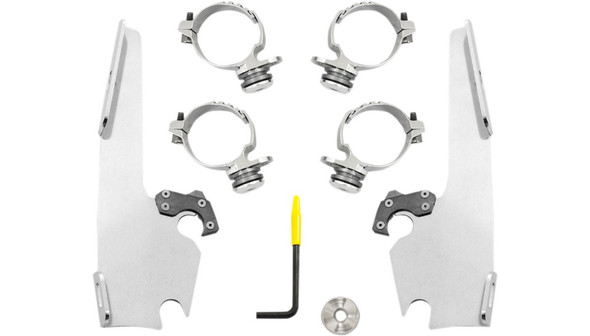 Memphis Shades Batwing Fairing Trigger-Lock Mounting Kit: 14-17 Harley-Davidson Dyna Low Rider FXDL - MEB2016/MEK2016