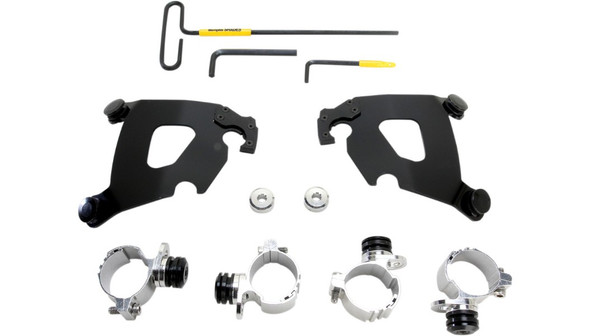 Memphis Shades Batwing Fairing Trigger-Lock Mounting Kit: 11-19 Harley-Davidson XL1200C Custom - MEB2007/MEK2007