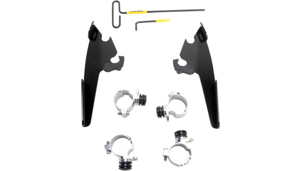 Memphis Shades Fats/Slim Fairing Trigger-Lock Mounting Kit: 11-19 Harley-Davidson Sportster XL 883L/1200T Models - MEB2001/MEK2001