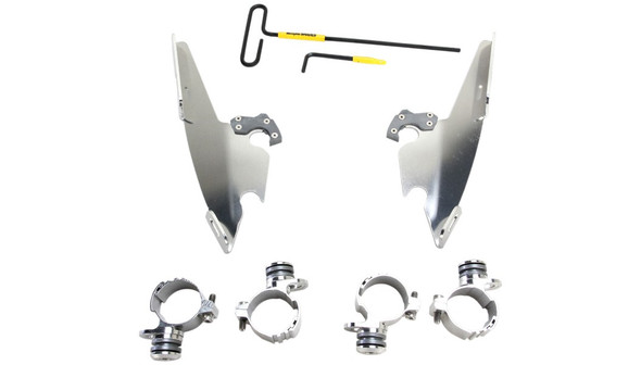 Memphis Shades Fats/Slim Fairing Trigger-Lock Mounting Kit: 11-19 Harley-Davidson Sportster XL 883L/1200T Models - MEB2001/MEK2001