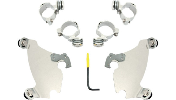 Memphis Shades Gauntlet Fairing Trigger-Lock Mounting Kit: 1986+ Harley-Davidson Dyna/Sportster/Street Models - MEB1981/MEK1981