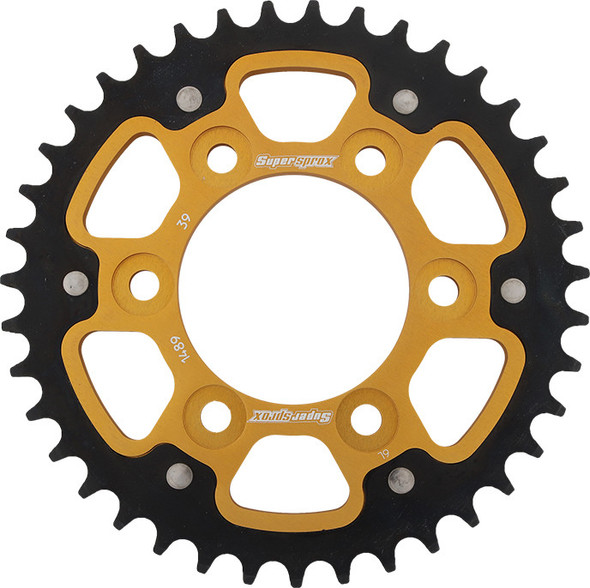 Supersprox 525 Stealth Steel/Aluminum Rear Sprocket - Gold