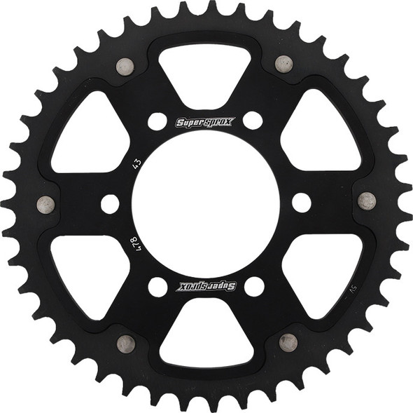 Supersprox 520 Stealth Steel/Aluminum Rear Sprocket - Black