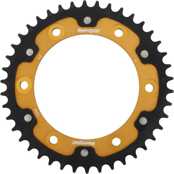 Supersprox 530 Stealth Steel/Aluminum Rear Sprocket - Gold