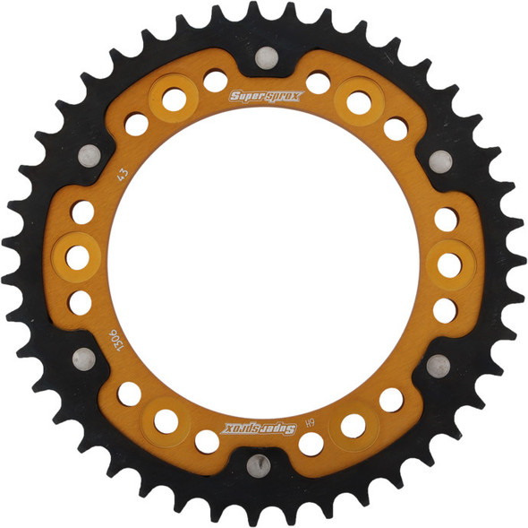 Supersprox 530 Stealth Steel/Aluminum Rear Sprocket - Gold