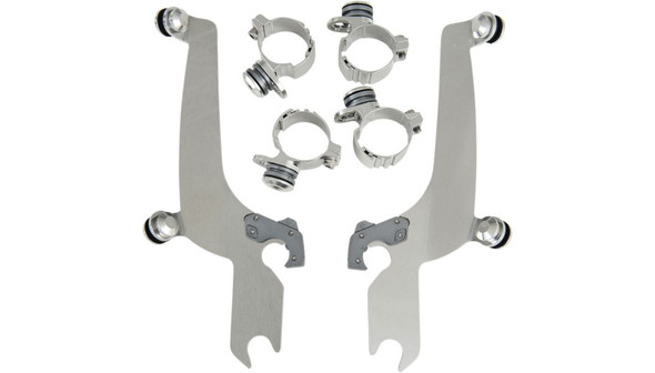 Memphis Shades Sportshield Fairing Wide Mounting Kit: 80-10 Harley-Davidson Dyna/Softail Models - MEM8920/MEB8920