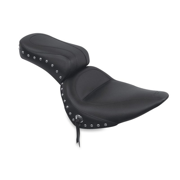 Mustang Standard Touring Studded One-Piece Seat: 00-06 Harley-Davidson Softail Models