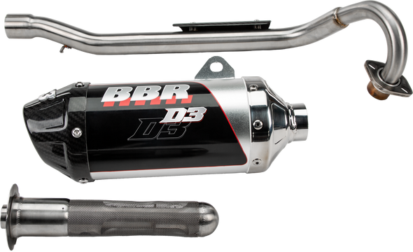 BBR D3 Exhaust System: 2019+ Honda CRF125F