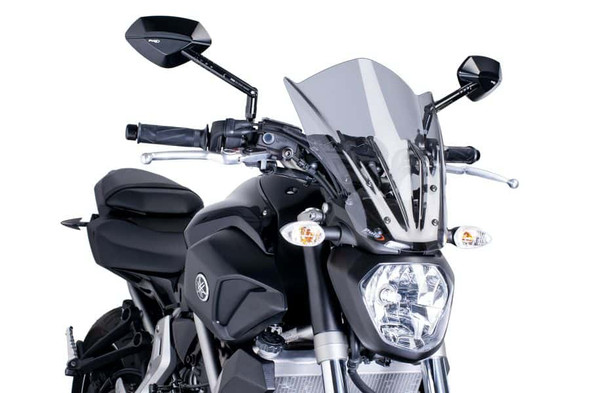 Puig New-Gen Touring Windscreen: 14-17 Yamaha FZ-07