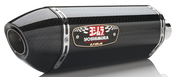 Yoshimura 08-19 Suzuki Hayabusa - R-77 Signature Slip-On Exhaust - Dual Canister