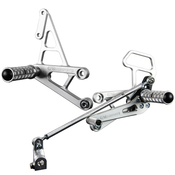 Woodcraft Rearset Kit: 03-06 Honda CBR600RR Models