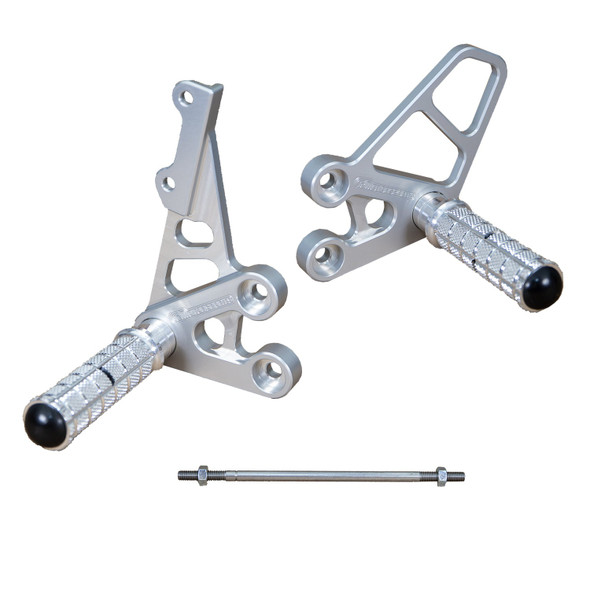 Woodcraft Rearset Kit: 05-06 Suzuki GSX-R1000 Models