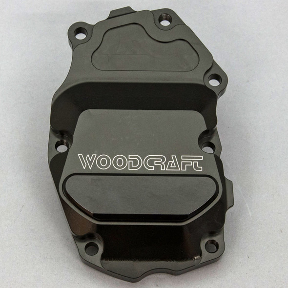 Woodcraft RHS Crank/Ignition Cover Protector : 06-17 Triumph Daytona 675