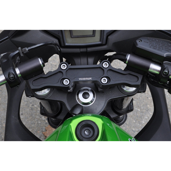 Woodcraft Clip-On Adapter Plate: 06-16 Kawasaki ER-6n/ Ninja 650 Models