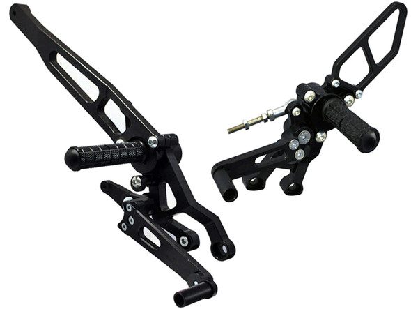 Woodcraft Complete Rearset w/ Pedals: 16-18 Ducati Hypermotard 939