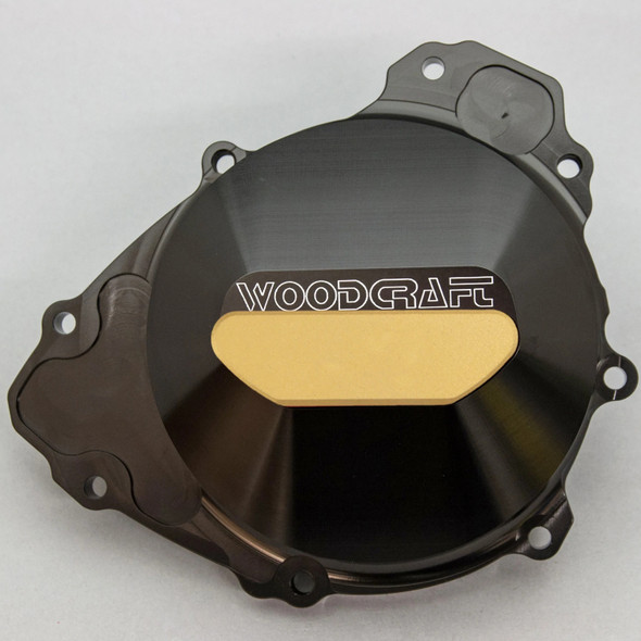 Woodcraft RHS Stator Cover Protector w/Cerakote: 09-14 Yamaha YZF R1