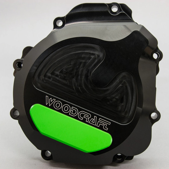 Woodcraft LHS Stator Cover Protector w/Cerakote: 05-08 Suzuki GSXR 1000