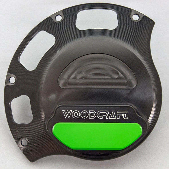 Woodcraft Wet Clutch RHS Cover Protector w/Cerakote: 08–13 Ducati Monster 1100/696/796/848 Models