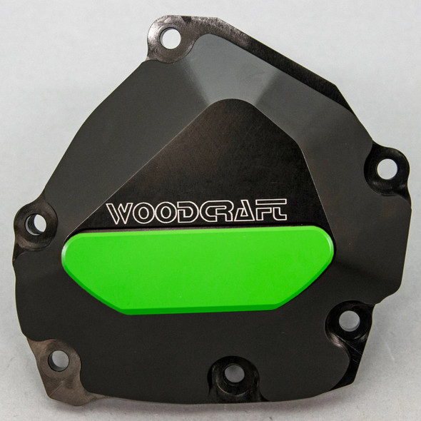 Woodcraft RHS Oil Pump/Ignition Trigger Cover Protector w/Cerakote: 09-14 Yamaha YZF R1