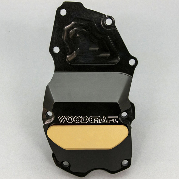 Woodcraft RHS Ignition Trigger Cover Protector w/Cerakote: 06-16 Triumph Daytona 675/Street Triple 675 Models