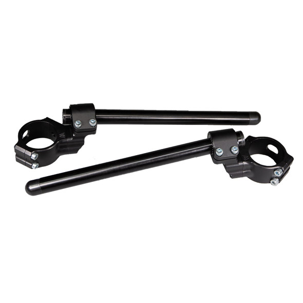 Woodcraft 35mm Rise Side Mount Adjustable Clip Ons: 09-21 Kawasaki 