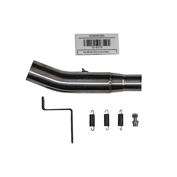 Hindle Exhaust Slip-on Adapter: 13-17 Kawasaki Ninja 300