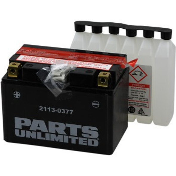 Parts Unlimited AGM Maintenance-Free Battery - YTZ14S-BS