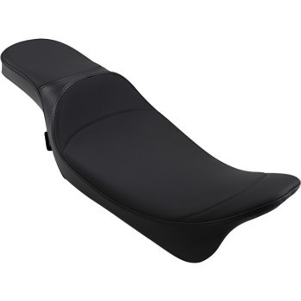 Drag Specialties Extended Reach 2-Up Predator Seat: 08-21 Harley-Davidson Touring Models