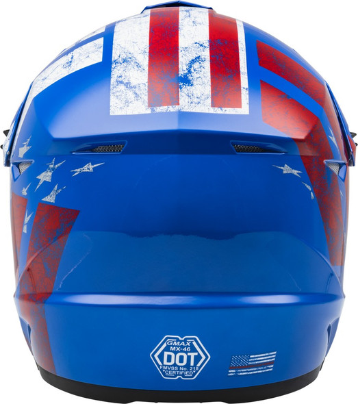 GMAX MX-46 Youth Helmet - Patriot