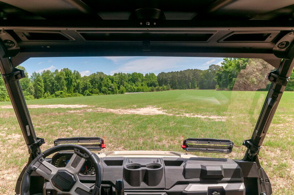 Seizmik Scratch Resistant Versa-Vent Windshield: Polaris Full Size Size Pro-Fit Ranger
