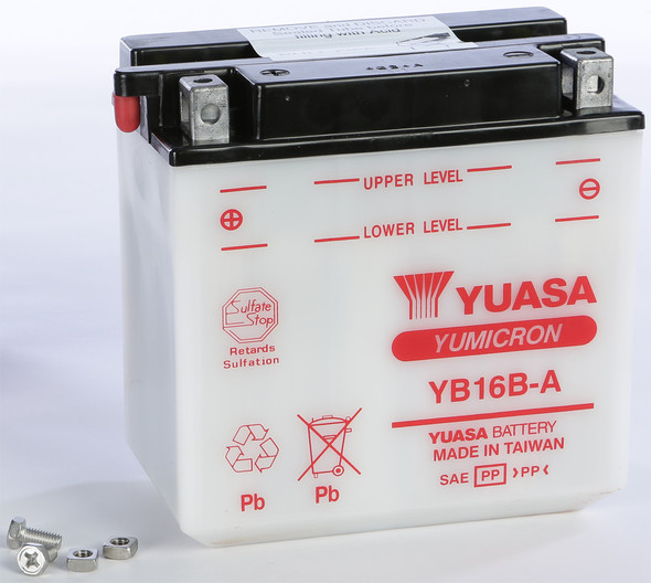 YUASA Yumicron High Performance Conventional Battery - YB - 16 Ω 10-Hr Capacity