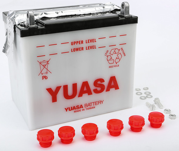 YUASA Conventional 12 Volt Battery: 24 Ω 10-Hr Capacity - 12N24-3