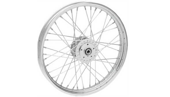 Drag Specialties Replacement Laced Front Wheel: 84-99 Harley-Davidson Models - 21"x2.15"