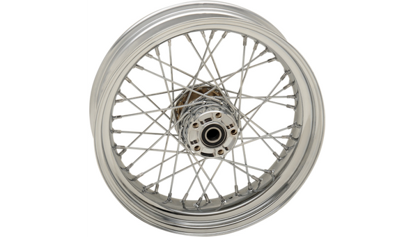 Drag Specialties Replacement Laced Rear Wheel: 08-17 Harley-Davidson FX Models - 17"x4.50"