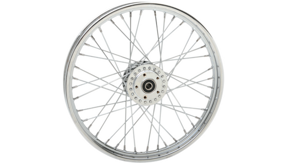 Drag Specialties Replacement Laced Front Wheel: 00-05 Harley-Davidson Models - 21"x2.15"