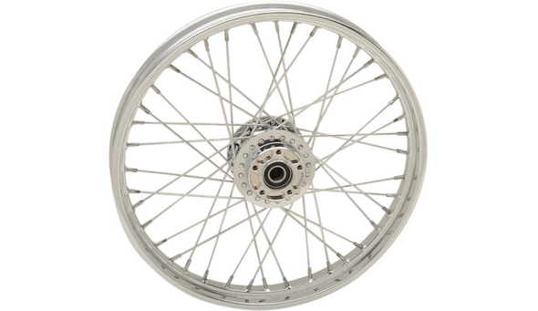 Drag Specialties Replacement Laced Front Wheel: 08-17 Harley-Davidson FXD Models - 21"x2.15"