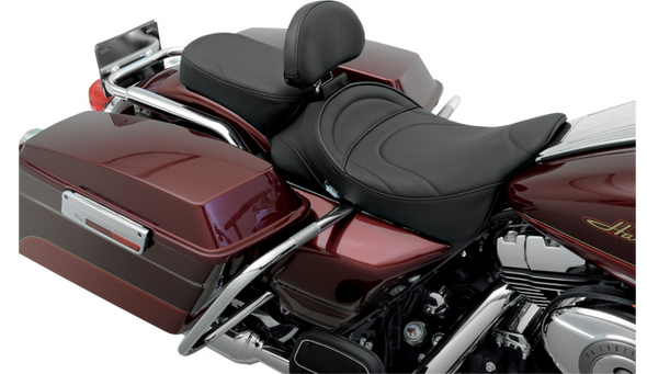 Drag Specialties Pillion Seat: 97-21 Harley-Davidson Touring Models