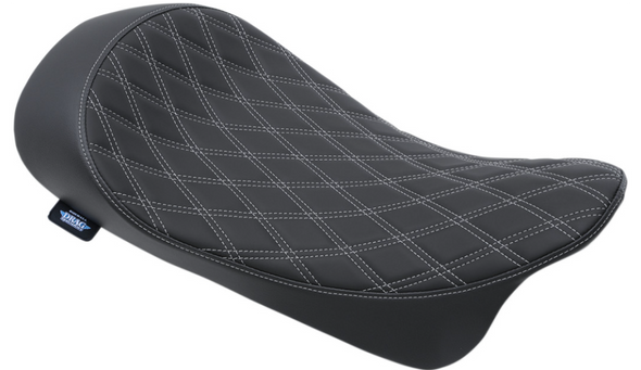 Drag Specialties Double Diamond Predator III Seat: 96-03 Harley-Davidson Super Glide/Wide Glide Models