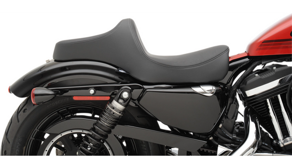 Drag Specialties Predator III Smooth Seat: 04-21 Harley-Davidson Sportster Models