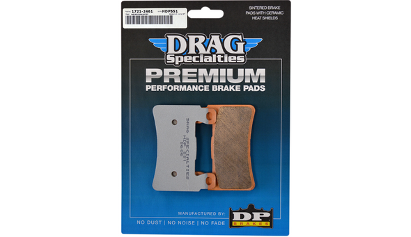 Drag Specialties Premium Brake Pads: 15-20 Harley-Davidson Softail Models - 1721-2461