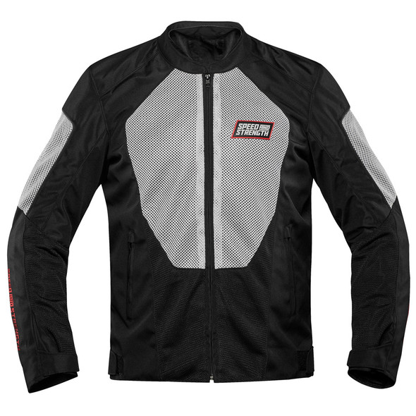 Speed and Strength Unisex Hot Head Mesh Jacket - Black/White - Small