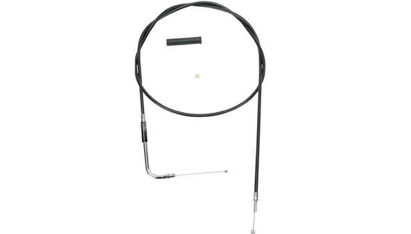 Drag Specialties Black Vinyl 56" Throttle Cable - 0650-1078