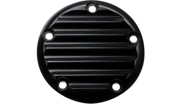 Joker Machine Finned 5 Hole Points Cover: 99-17 Harley-Davidson Models