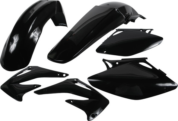 Acerbis Black Plastic Kit: 02-03 Honda Models - MPN 2070960001