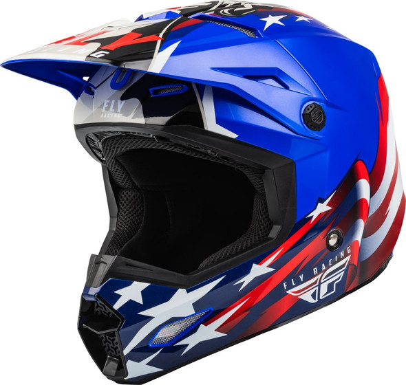 Fly Racing Youth Kinetic Patriot Helmet - 2023 Model