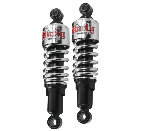 Burly Brand Slammer 10.5" Shocks - Chrome - [Open Box]