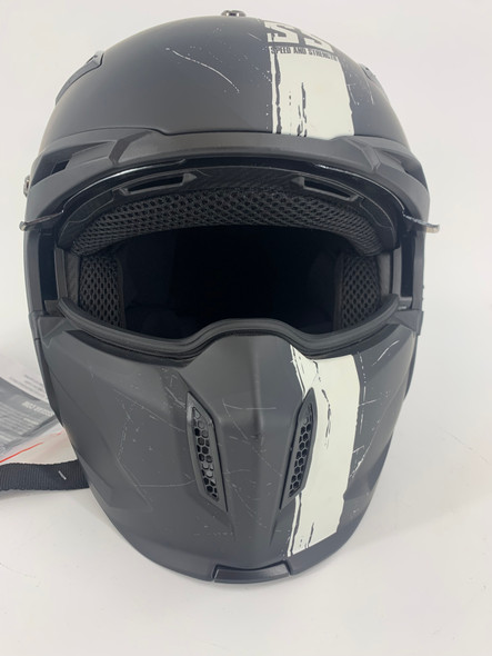 Speed & Strength Tough As Nails Helmet - SS2400 - Black/White - Size 2XLarge - [Blemish]